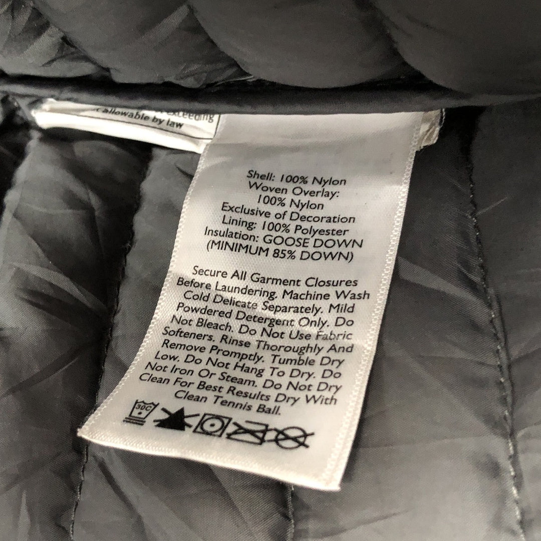 Eddie Bauer SPORT SHOP STORMDOWN700 Goose Down Vest, Men's Size L Nylon black type Vintage Second Hand