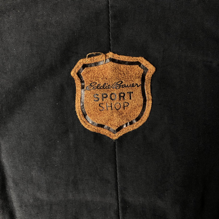 Eddie Bauer SPORT SHOP STORMDOWN700 Goose Down Vest, Men's Size L Nylon black type Vintage Second Hand