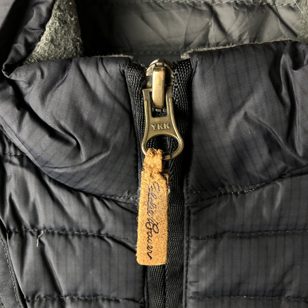 Eddie Bauer SPORT SHOP STORMDOWN700 Goose Down Vest, Men's Size L Nylon black type Vintage Second Hand