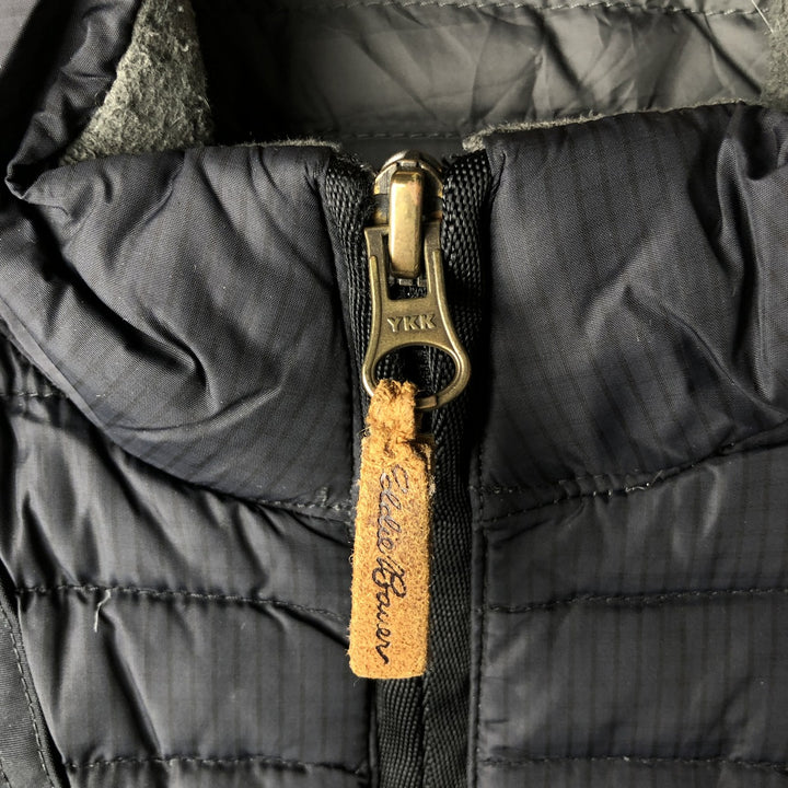 Eddie Bauer SPORT SHOP STORMDOWN700 Goose Down Vest, Men's Size L Nylon black type Vintage Second Hand