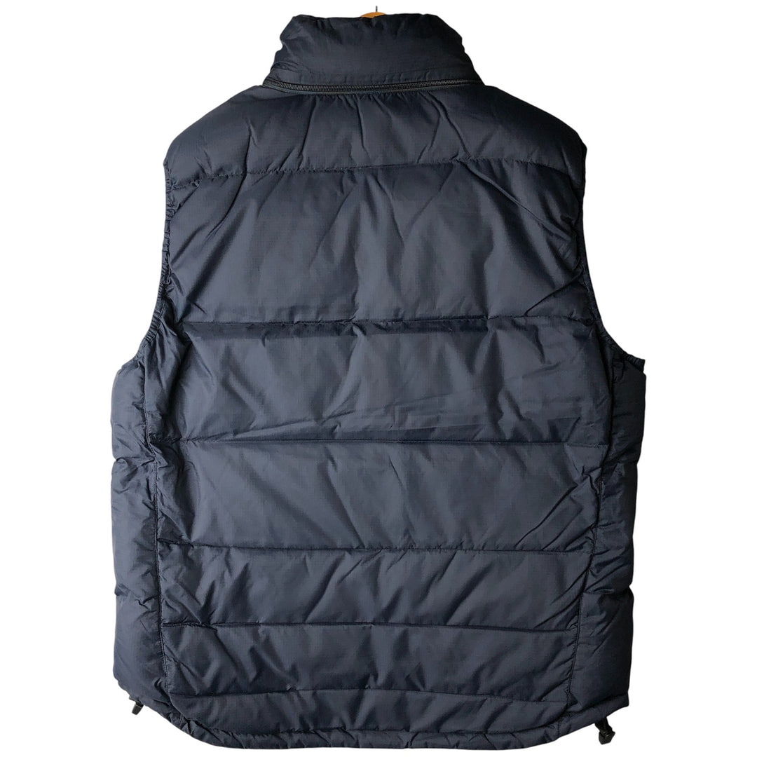 2000'S GAP reversible ripstop down vest, men's size L Nylon navy blue type Vintage Second Hand