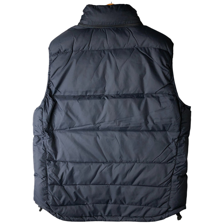 2000'S GAP reversible ripstop down vest, men's size L Nylon navy blue type Vintage Second Hand