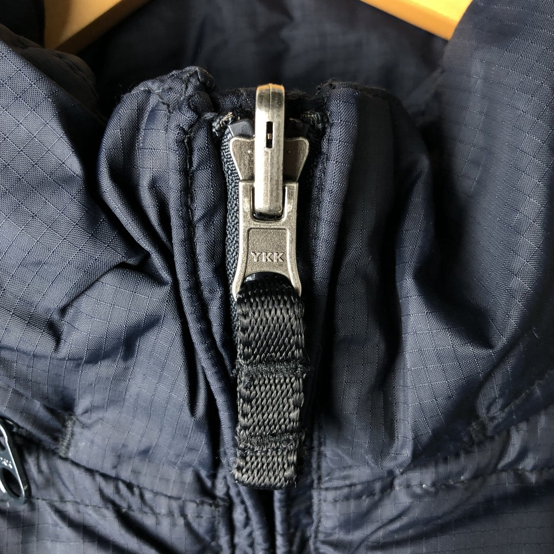 2000'S GAP reversible ripstop down vest, men's size L Nylon navy blue type Vintage Second Hand