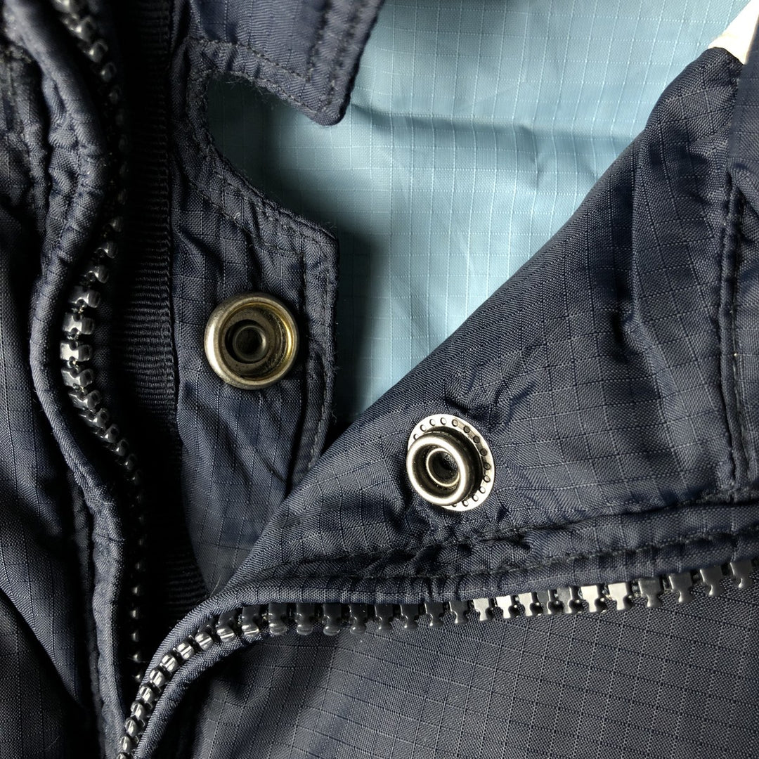 2000'S GAP reversible ripstop down vest, men's size L Nylon navy blue type Vintage Second Hand