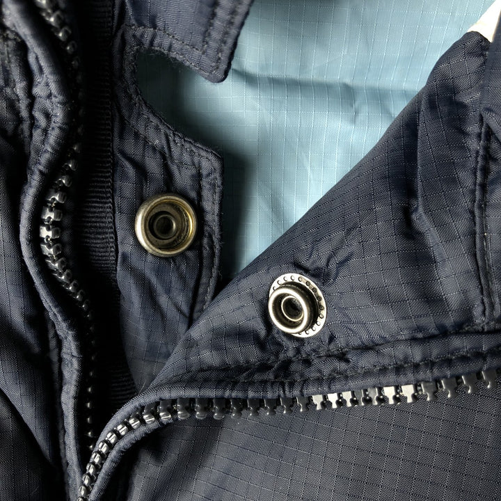 2000'S GAP reversible ripstop down vest, men's size L Nylon navy blue type Vintage Second Hand