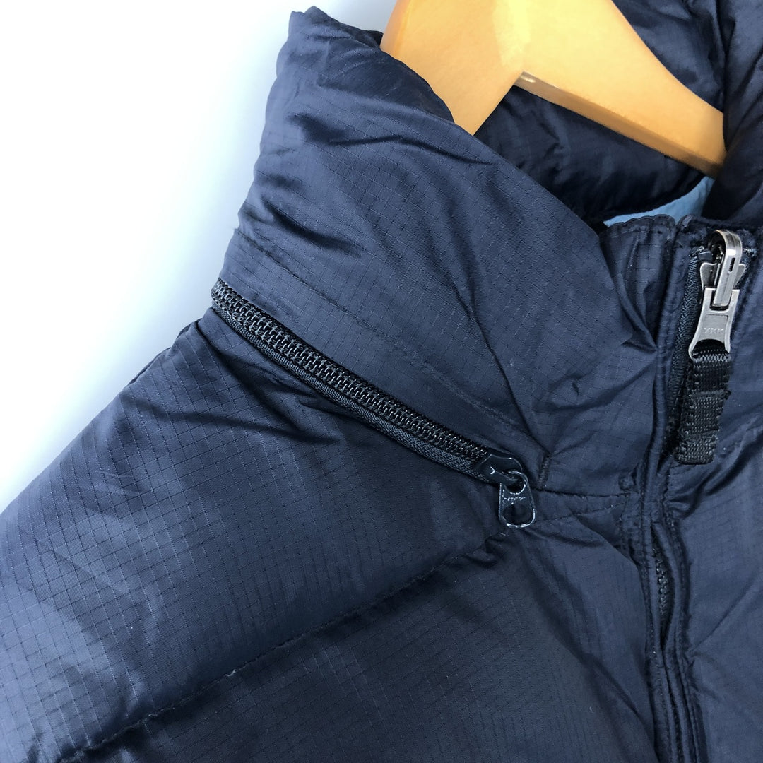 2000'S GAP reversible ripstop down vest, men's size L Nylon navy blue type Vintage Second Hand