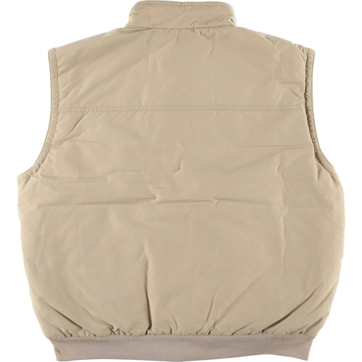 Vintage 1970'S Eddie Bauer goose down vest with black tag, size L, men's unclear Beige type Vintage Second Hand