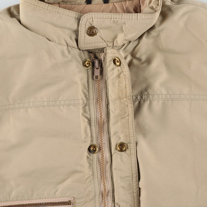 Vintage 1970'S Eddie Bauer goose down vest with black tag, size L, men's unclear Beige type Vintage Second Hand