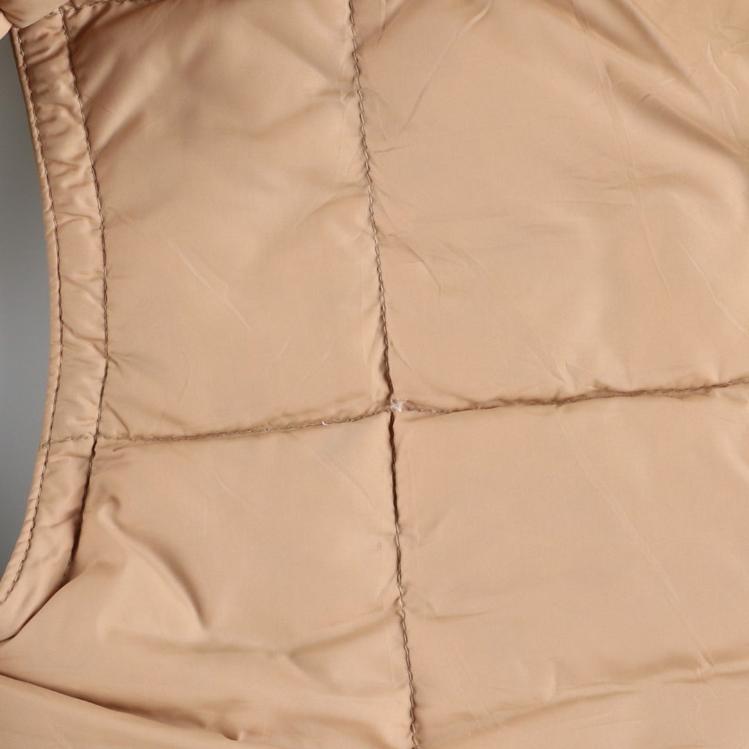 Vintage 1970'S Eddie Bauer goose down vest with black tag, size L, men's unclear Beige type Vintage Second Hand