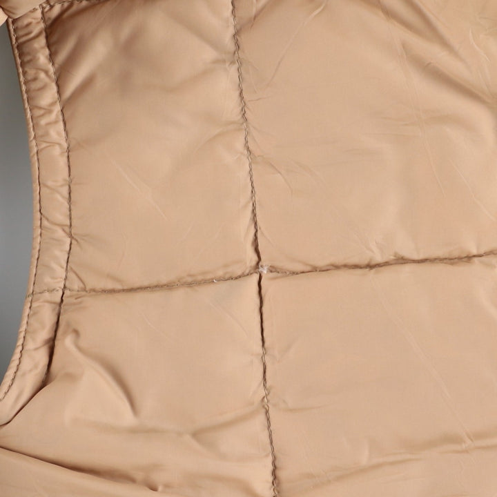 Vintage 1970'S Eddie Bauer goose down vest with black tag, size L, men's unclear Beige type Vintage Second Hand