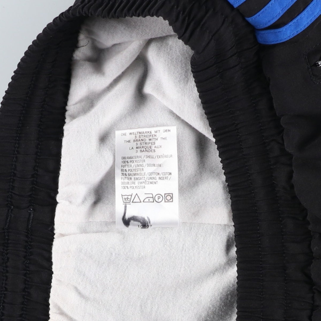 90'S Adidas Warm-Up Pants, Nylon, Shaka Shaka Pants, Men's Size L, Vintage polyester black type Vintage Second Hand