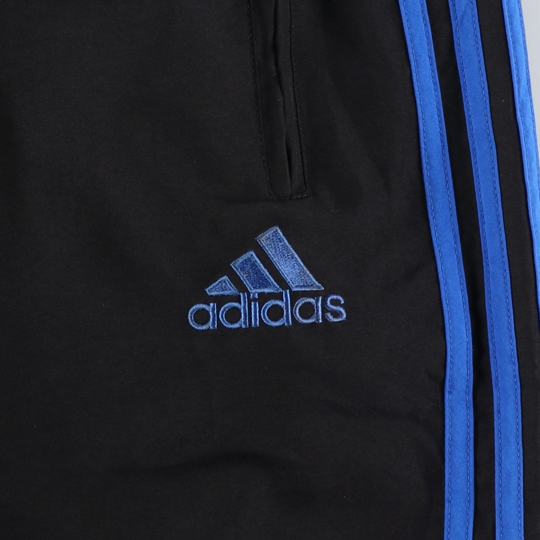90'S Adidas Warm-Up Pants, Nylon, Shaka Shaka Pants, Men's Size L, Vintage polyester black type Vintage Second Hand