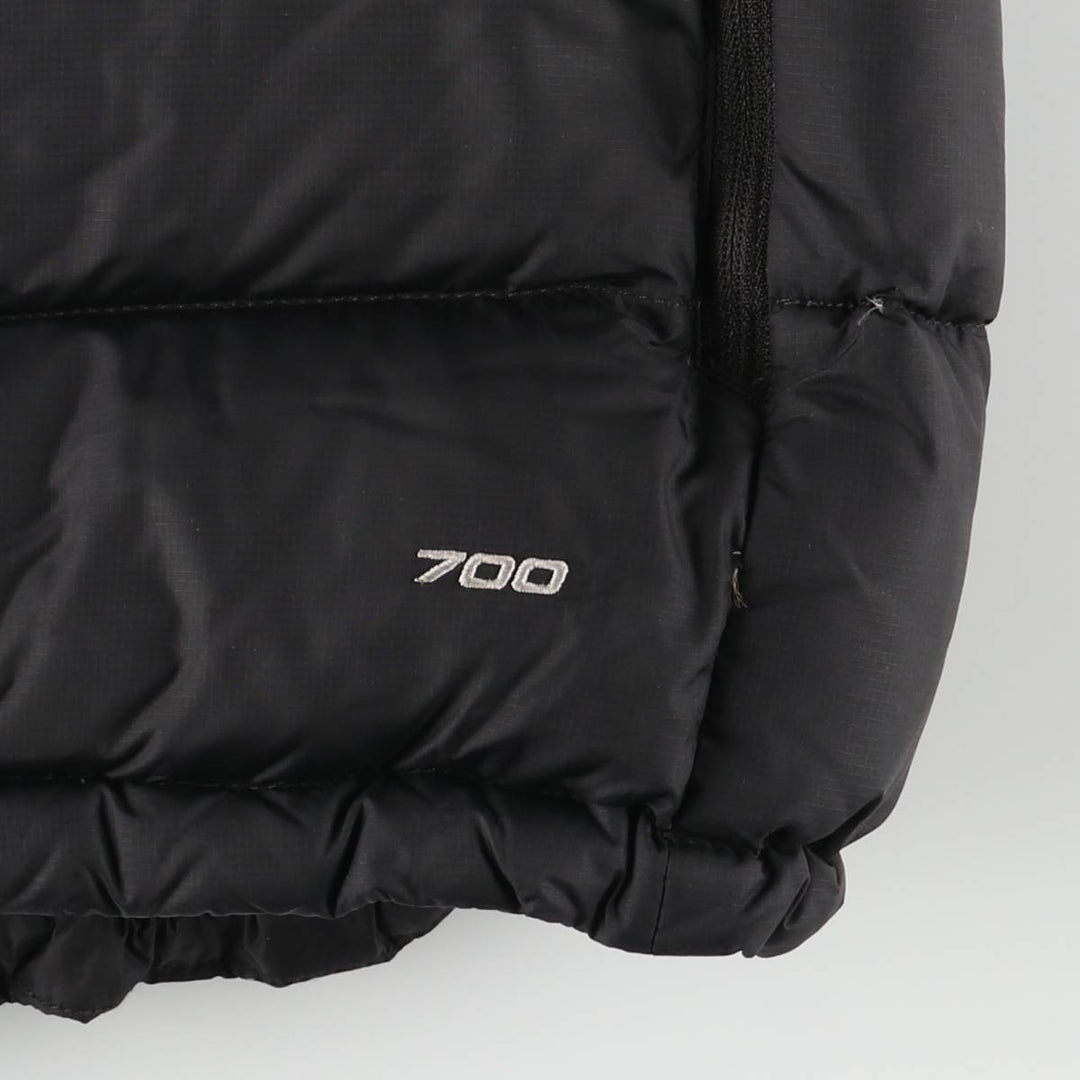 The North Face 700 Fill Power Goose Down Vest, Men's XL Nylon black type Vintage Second Hand