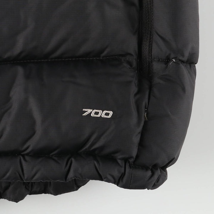 The North Face 700 Fill Power Goose Down Vest, Men's XL Nylon black type Vintage Second Hand