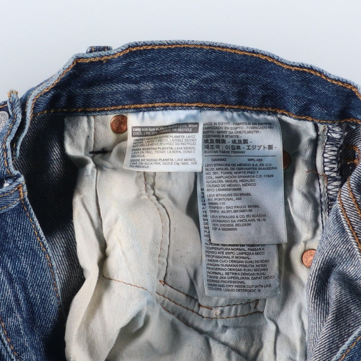 Levi's 501 Straight Denim Pants, Women's Size L (W30) cotton blue type Vintage Second Hand