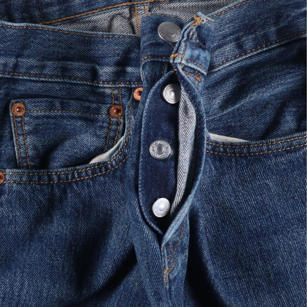 Levi's 501 Straight Denim Pants, Women's Size L (W30) cotton blue type Vintage Second Hand
