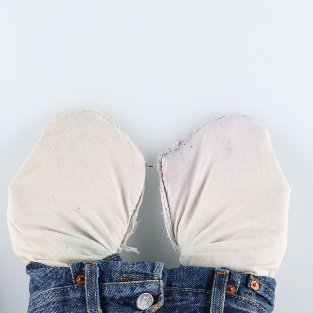 Levi's 501 Straight Denim Pants, Women's Size L (W30) cotton blue type Vintage Second Hand