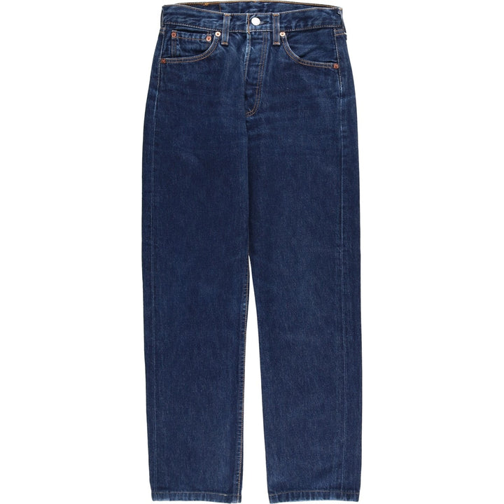Levi's 501 Euro Model Straight Denim Pants, Made in England, Women's Size L (W28) cotton blue type Vintage Second Hand