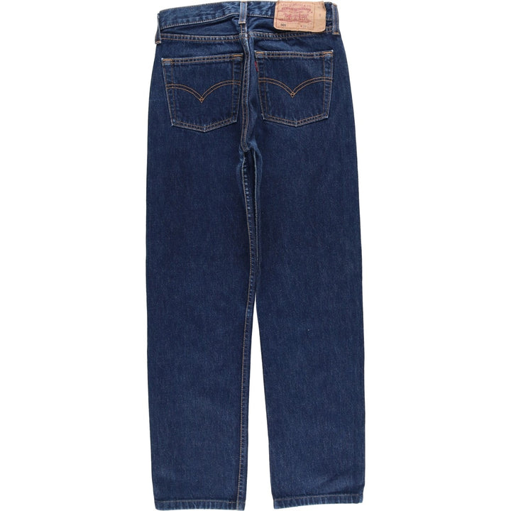 Levi's 501 Euro Model Straight Denim Pants, Made in England, Women's Size L (W28) cotton blue type Vintage Second Hand