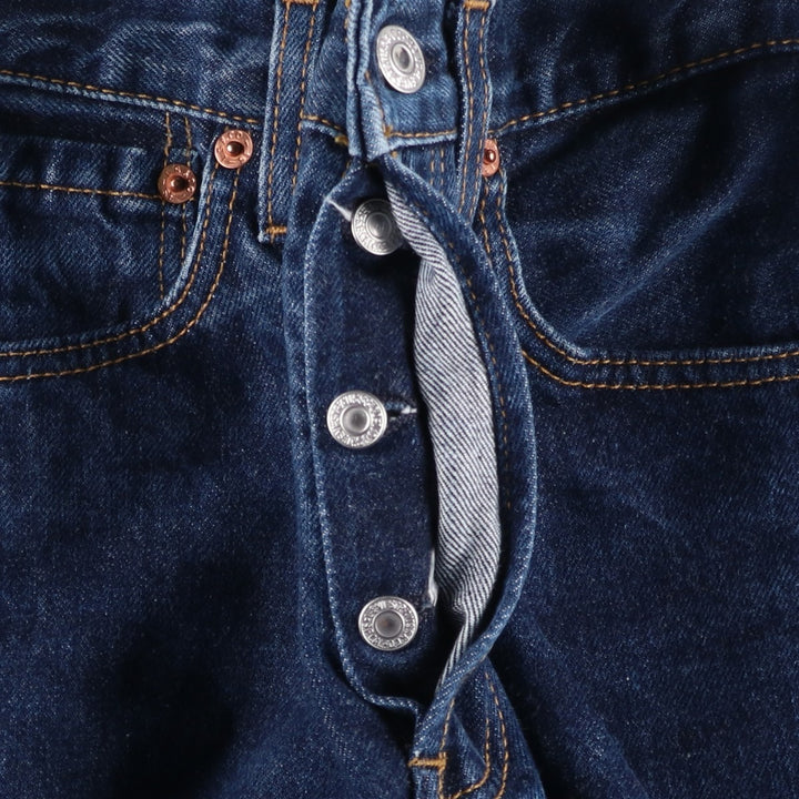 Levi's 501 Euro Model Straight Denim Pants, Made in England, Women's Size L (W28) cotton blue type Vintage Second Hand