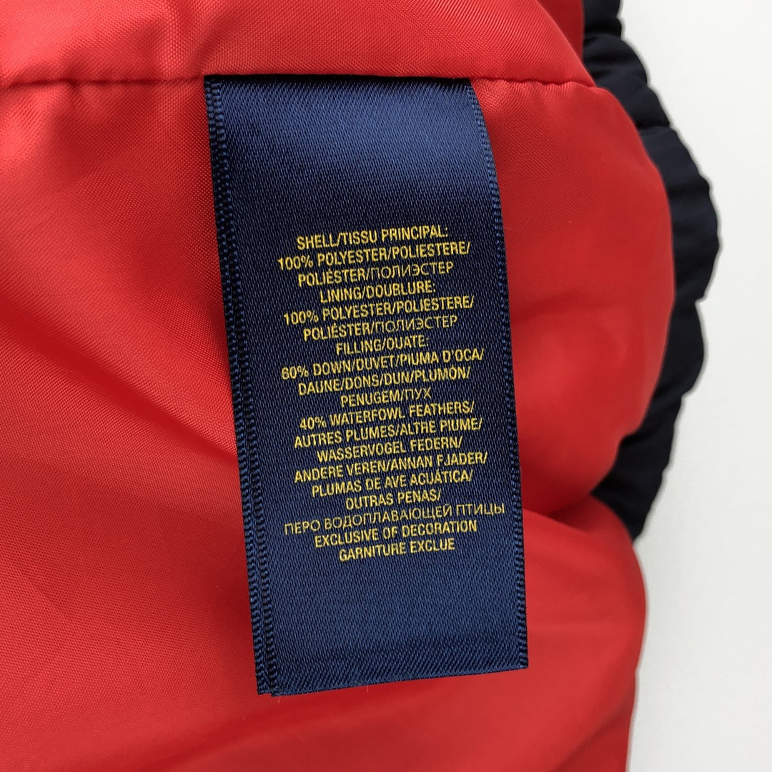 Ralph Lauren POLO RALPH LAUREN Down Parka Women's XL polyester navy blue type Vintage Second Hand