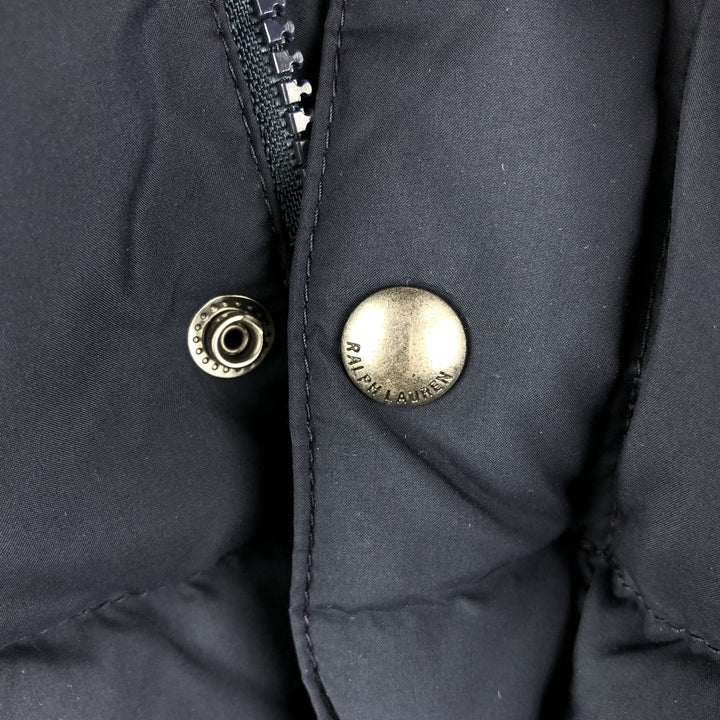 Ralph Lauren POLO RALPH LAUREN Down Parka Women's XL polyester navy blue type Vintage Second Hand