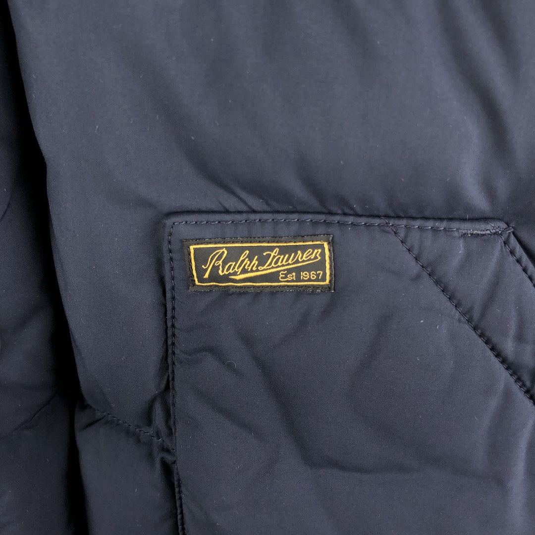 Ralph Lauren POLO RALPH LAUREN Down Parka Women's XL polyester navy blue type Vintage Second Hand