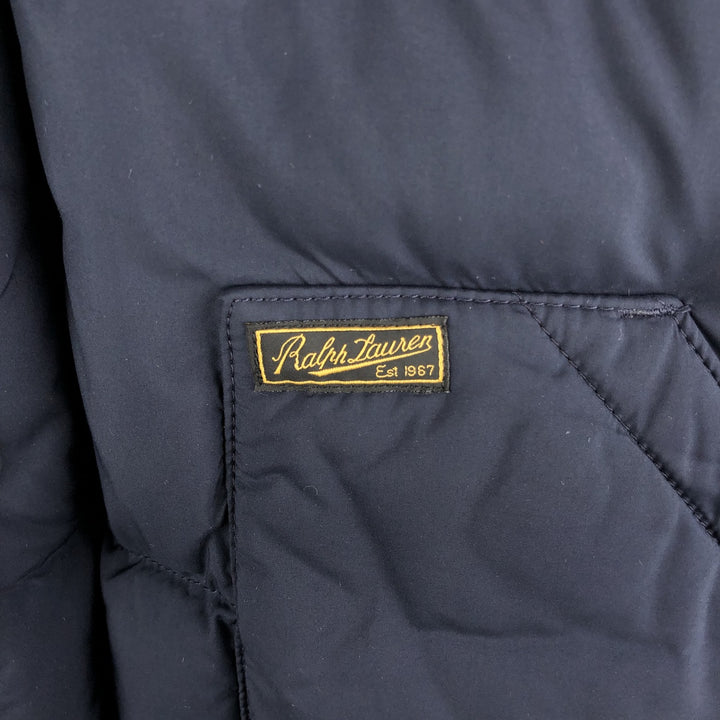 Ralph Lauren POLO RALPH LAUREN Down Parka Women's XL polyester navy blue type Vintage Second Hand