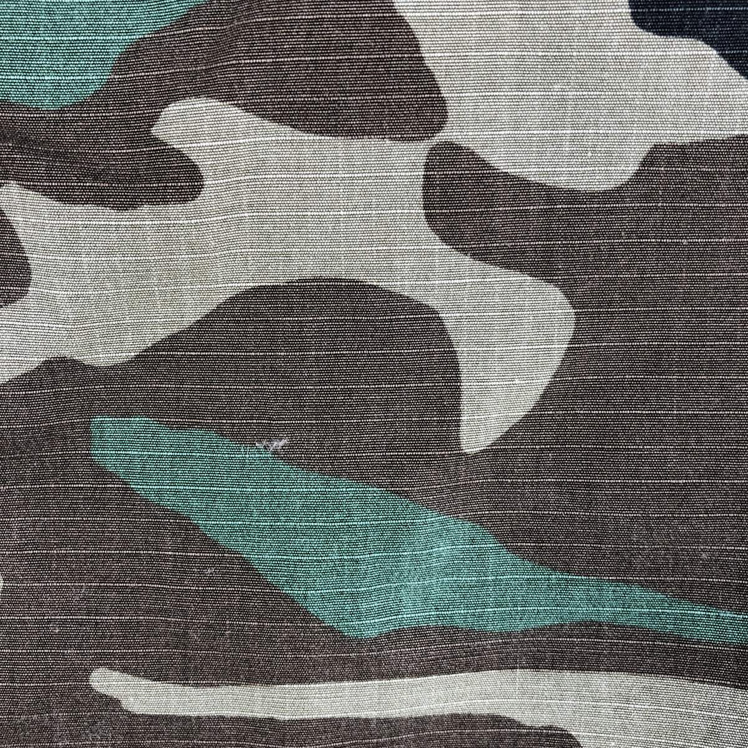 90'S US Military Camouflage Woodland Camo Ripstop Military Jacket, Made in USA, Small Regular, Men's Size Small cotton Khaki type Vintage Second Hand