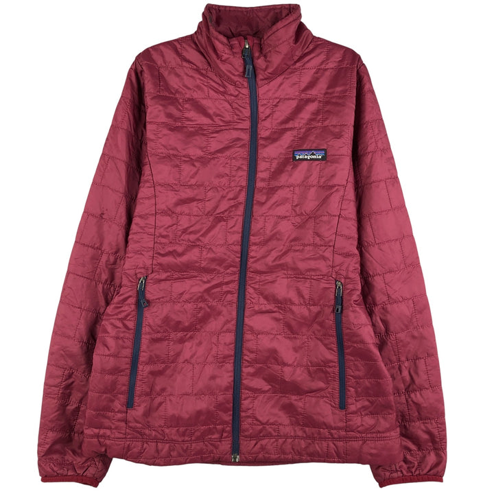 Patagonia Nano Puff Jacket 84217FA18, Women's Padded Mountain Jacket, Shell Jacket, Size XS recycled polyester Purple type red-purple Vintage Second Hand