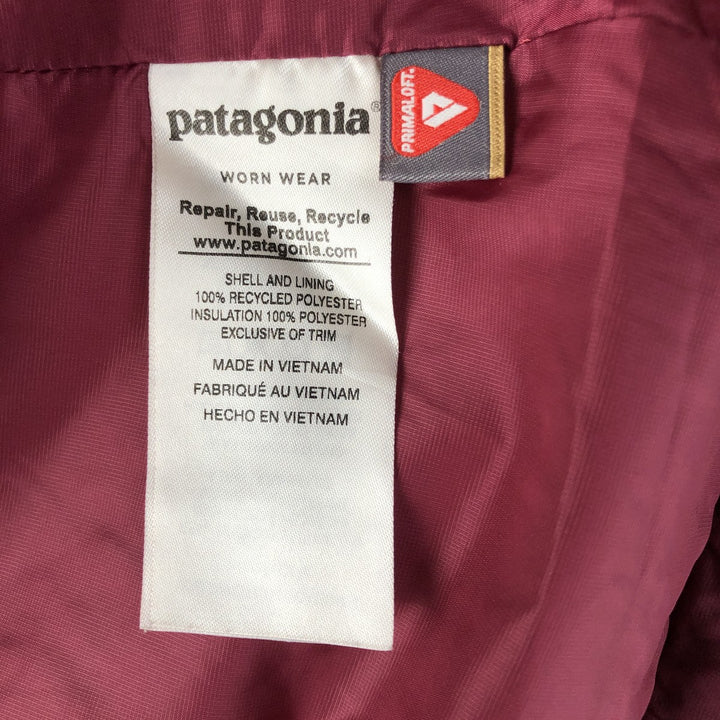 Patagonia Nano Puff Jacket 84217FA18, Women's Padded Mountain Jacket, Shell Jacket, Size XS recycled polyester Purple type red-purple Vintage Second Hand