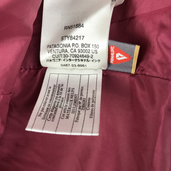 Patagonia Nano Puff Jacket 84217FA18, Women's Padded Mountain Jacket, Shell Jacket, Size XS recycled polyester Purple type red-purple Vintage Second Hand