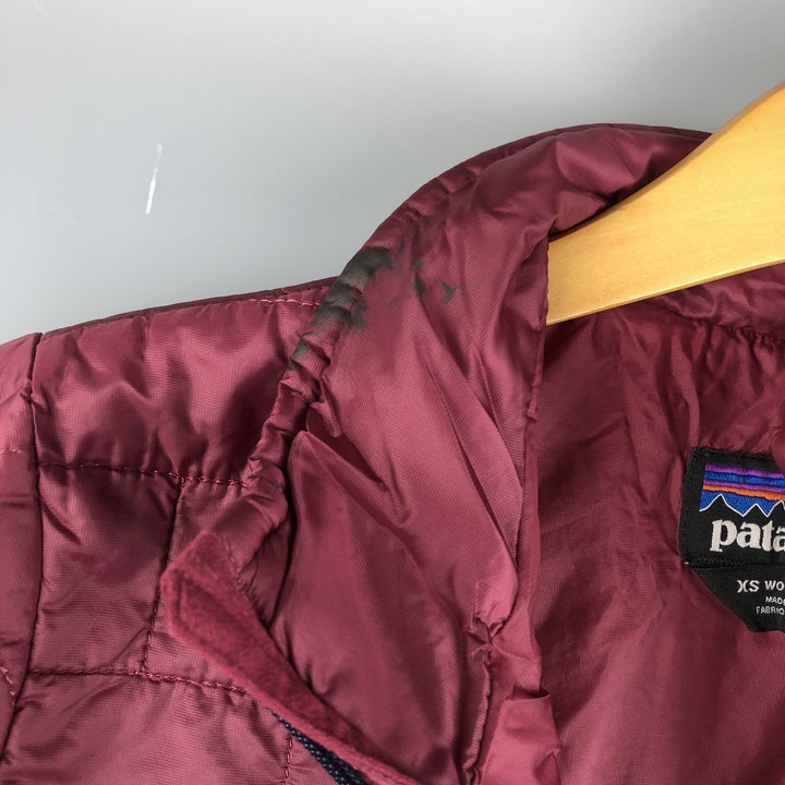Patagonia Nano Puff Jacket 84217FA18, Women's Padded Mountain Jacket, Shell Jacket, Size XS recycled polyester Purple type red-purple Vintage Second Hand
