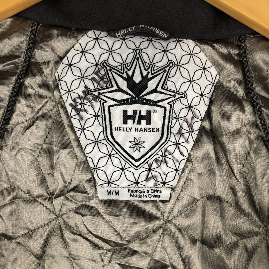 Helly Hansen Houndstooth Pattern Padded Mountain Parka/Shell Jacket/Puffer Jacket, Women's Size M polyamide black type Vintage Second Hand