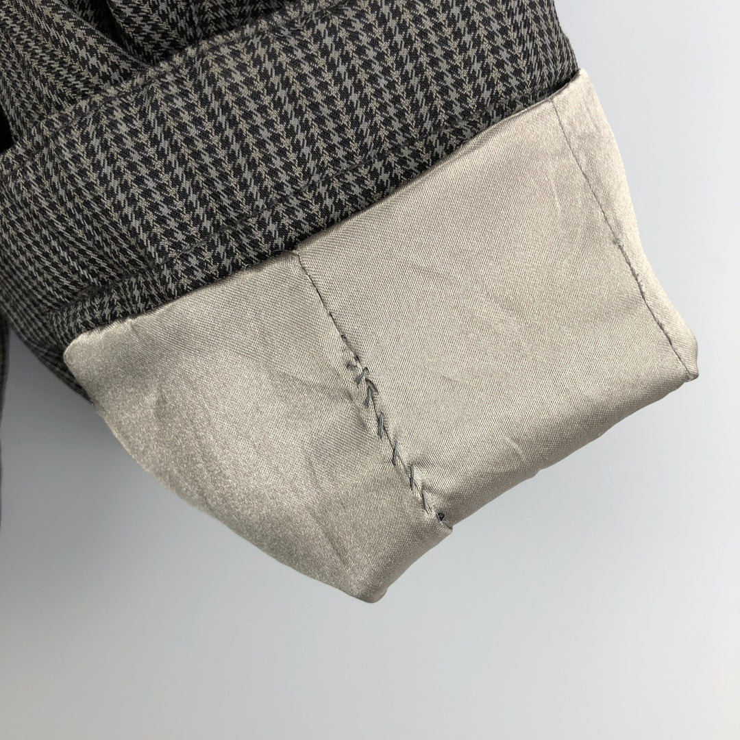 Helly Hansen Houndstooth Pattern Padded Mountain Parka/Shell Jacket/Puffer Jacket, Women's Size M polyamide black type Vintage Second Hand