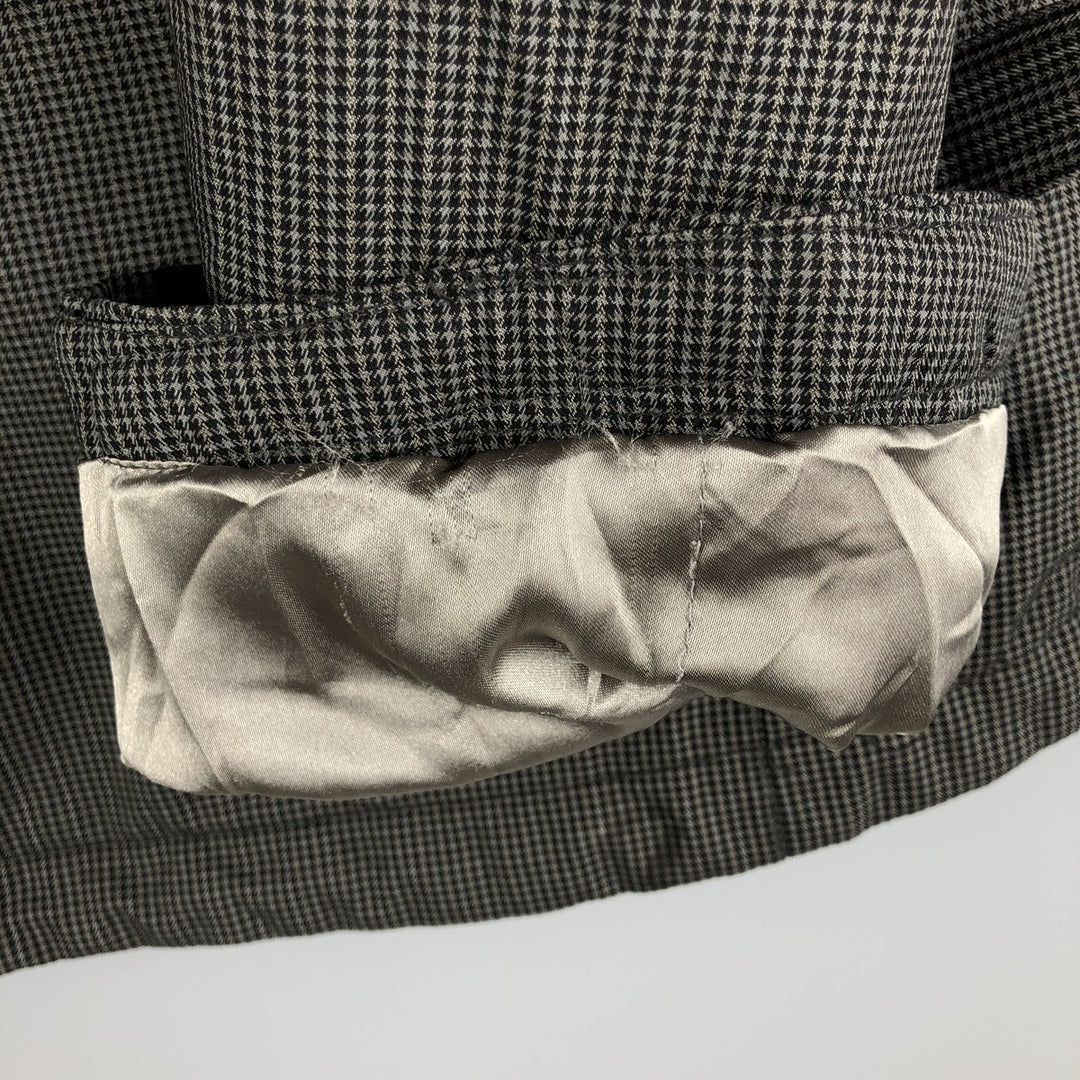 Helly Hansen Houndstooth Pattern Padded Mountain Parka/Shell Jacket/Puffer Jacket, Women's Size M polyamide black type Vintage Second Hand