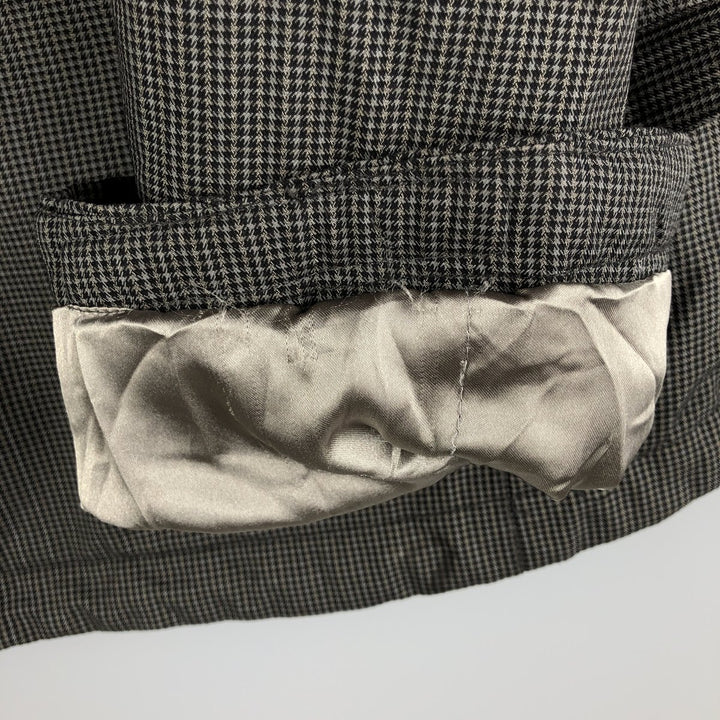 Helly Hansen Houndstooth Pattern Padded Mountain Parka/Shell Jacket/Puffer Jacket, Women's Size M polyamide black type Vintage Second Hand