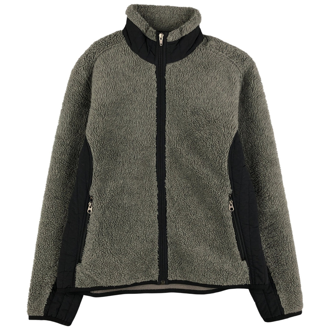 2000'S Patagonia Synchilla Fleece Jacket (23070F4), Made in USA, Women's Size L polyester gray type Vintage Second Hand