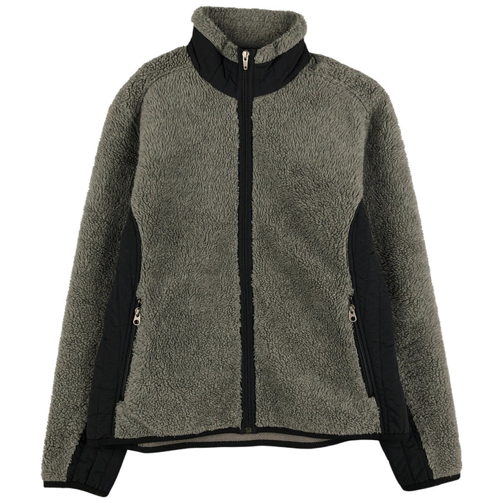 2000'S Patagonia Synchilla Fleece Jacket (23070F4), Made in USA, Women's Size L polyester gray type Vintage Second Hand