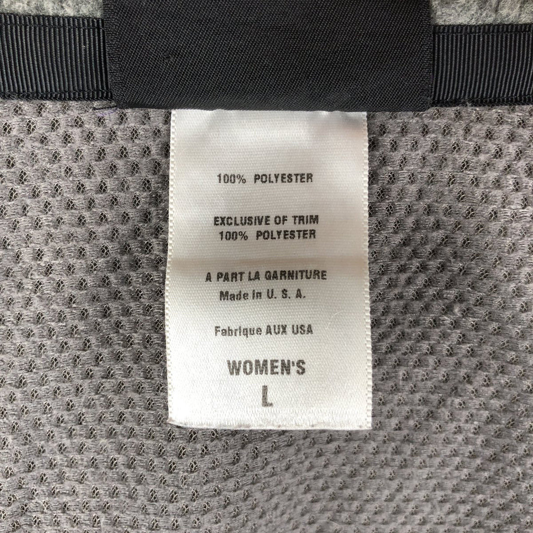 2000'S Patagonia Synchilla Fleece Jacket (23070F4), Made in USA, Women's Size L polyester gray type Vintage Second Hand