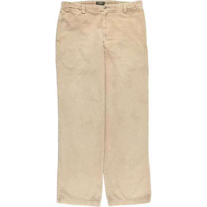 90'S Dockers Khakis Wide-Ribbed Corduroy Pants, Men's, Vintage, Size W37 cotton Beige type Vintage Second Hand
