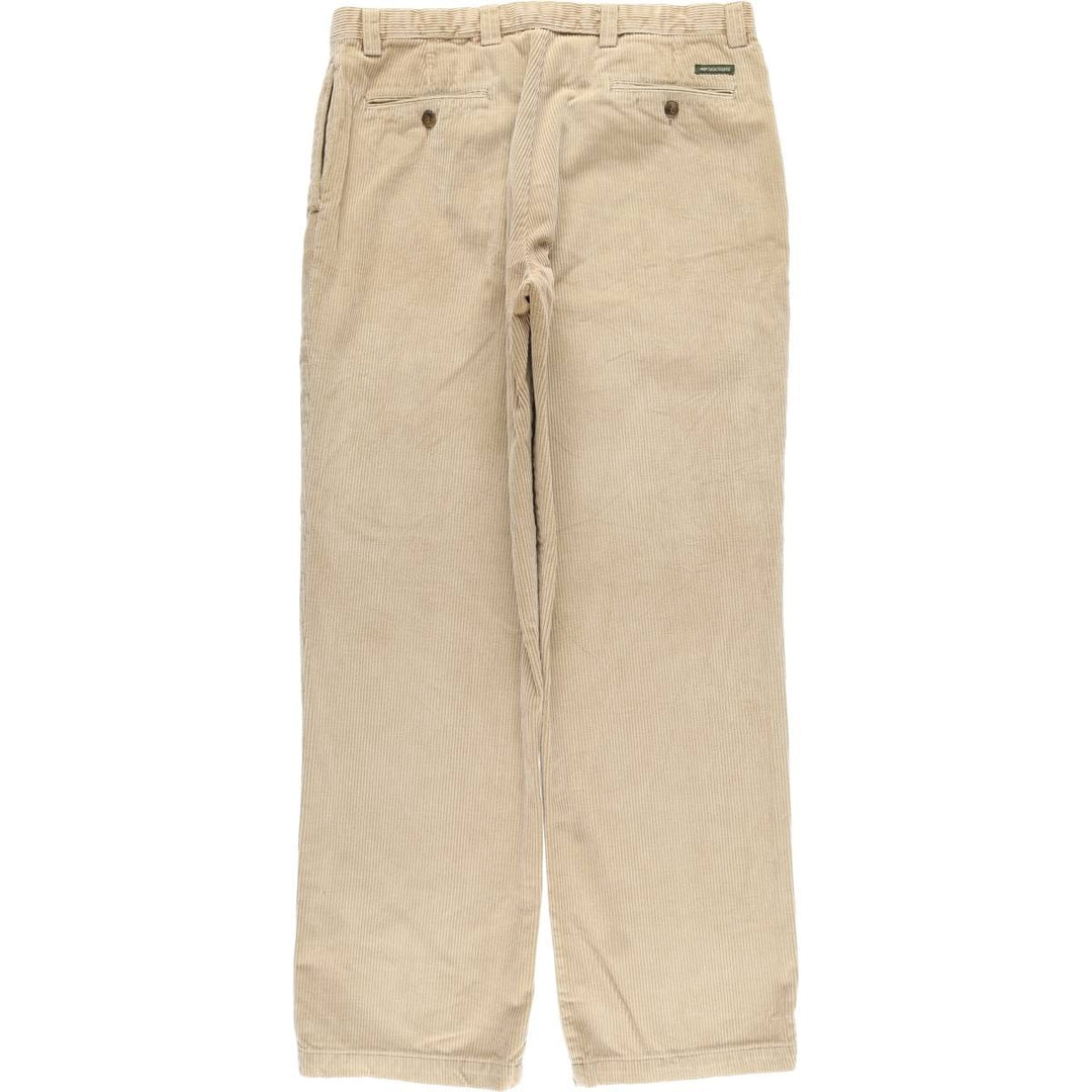 90'S Dockers Khakis Wide-Ribbed Corduroy Pants, Men's, Vintage, Size W37 cotton Beige type Vintage Second Hand