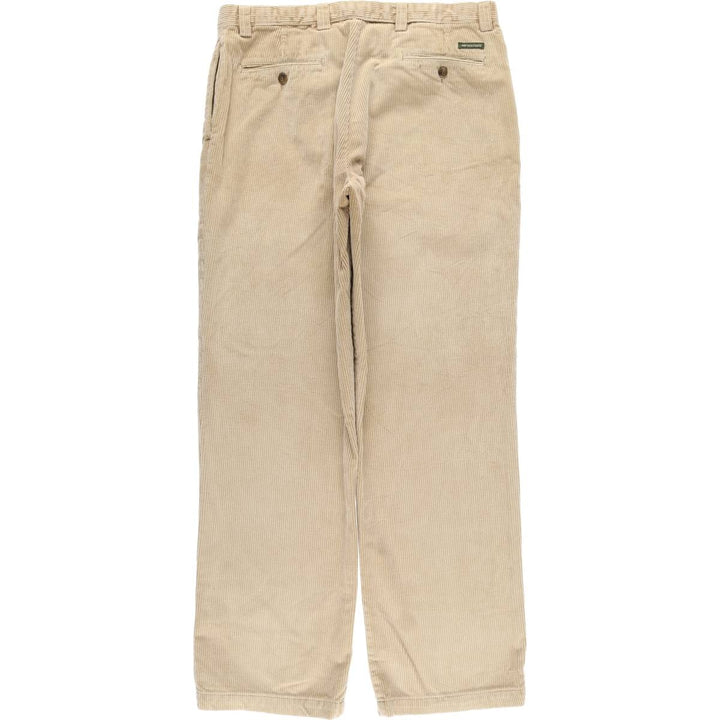 90'S Dockers Khakis Wide-Ribbed Corduroy Pants, Men's, Vintage, Size W37 cotton Beige type Vintage Second Hand