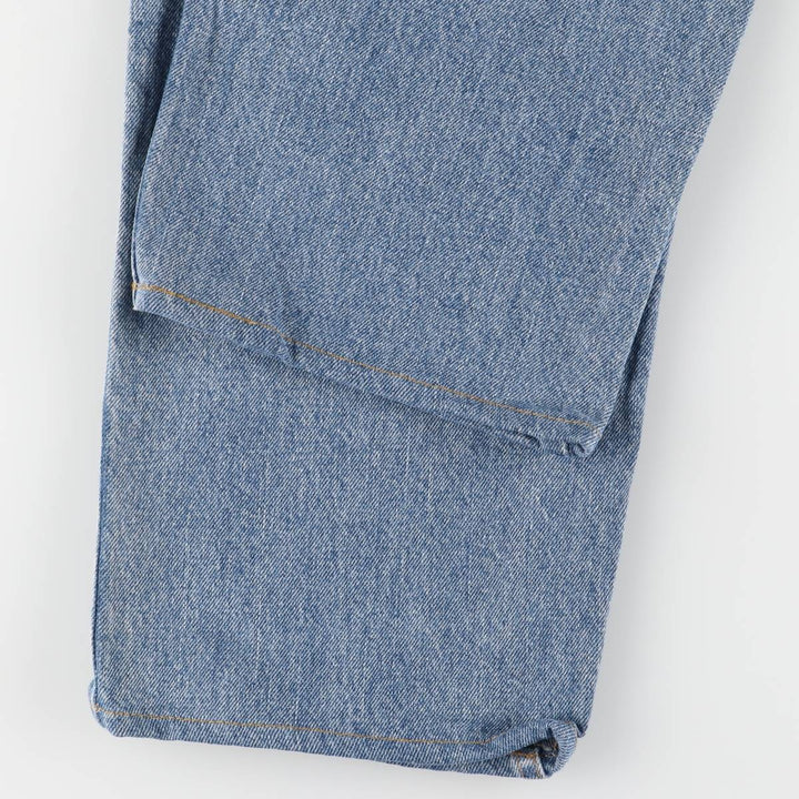 90'S Levi's 555-4891 Relaxed Fit Straight Leg Tapered Denim Pants, Made in USA, Men's Size 36 (Vintage) cotton blue type Vintage Second Hand