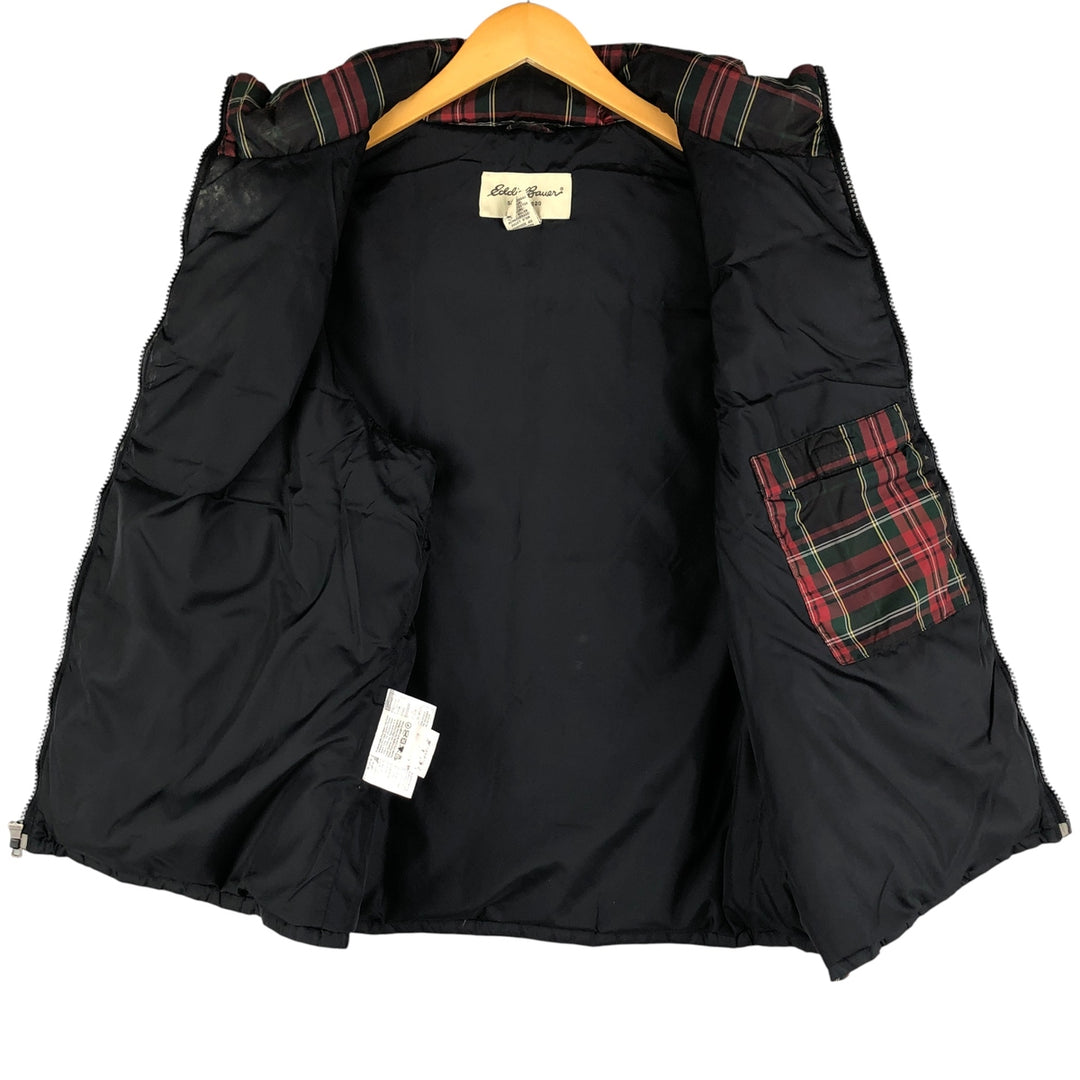 2000'S Eddie Bauer Tartan Check Goose Down Vest, Men's XL polyester red type Vintage Second Hand