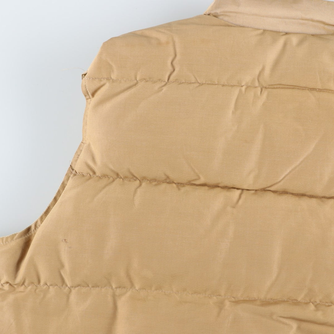 Vintage 1970'S WOOLRICH down vest, men's size XL cotton Beige type Vintage Second Hand