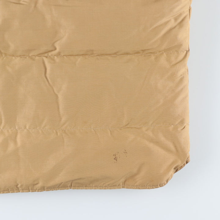 Vintage 1970'S WOOLRICH down vest, men's size XL cotton Beige type Vintage Second Hand