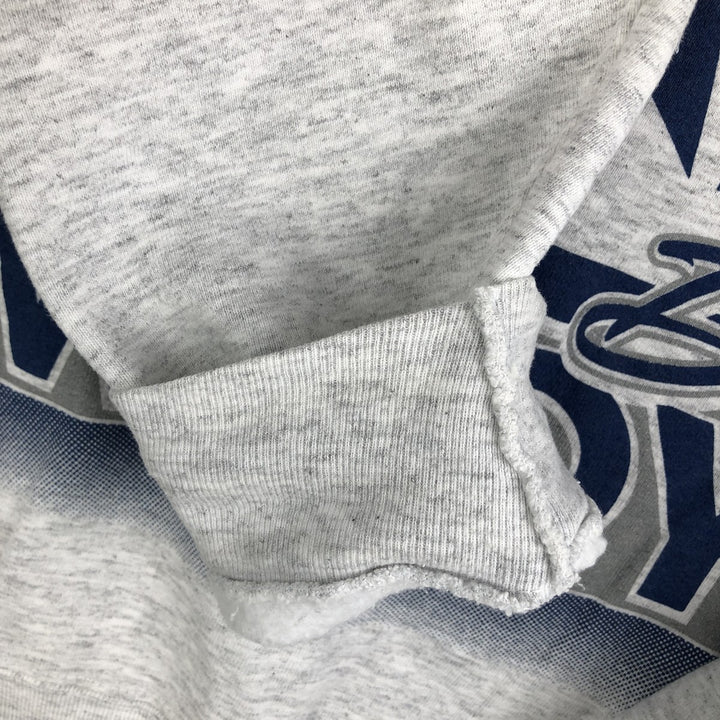 Vintage 90'S SALEM NFL Dallas Cowboys Print Sweatshirt, Made in USA, Men's Size XL cotton gray type Vintage Second Hand