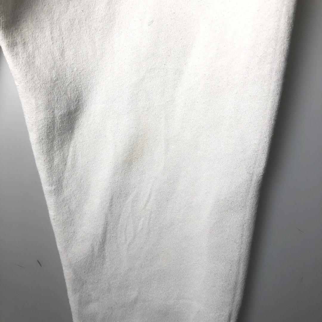 90'S Russell College Sweatshirt, Made in USA, Men's L, Vintage cotton white type Vintage Second Hand