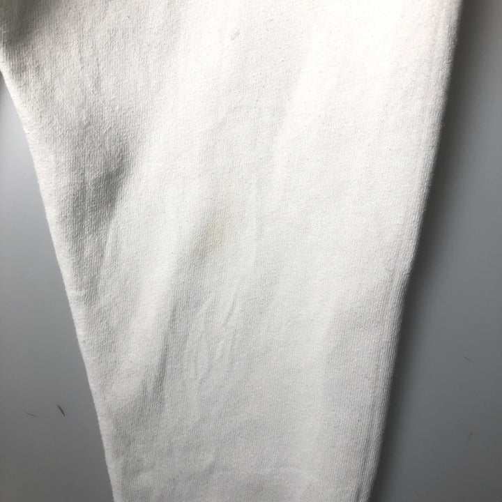 90'S Russell College Sweatshirt, Made in USA, Men's L, Vintage cotton white type Vintage Second Hand
